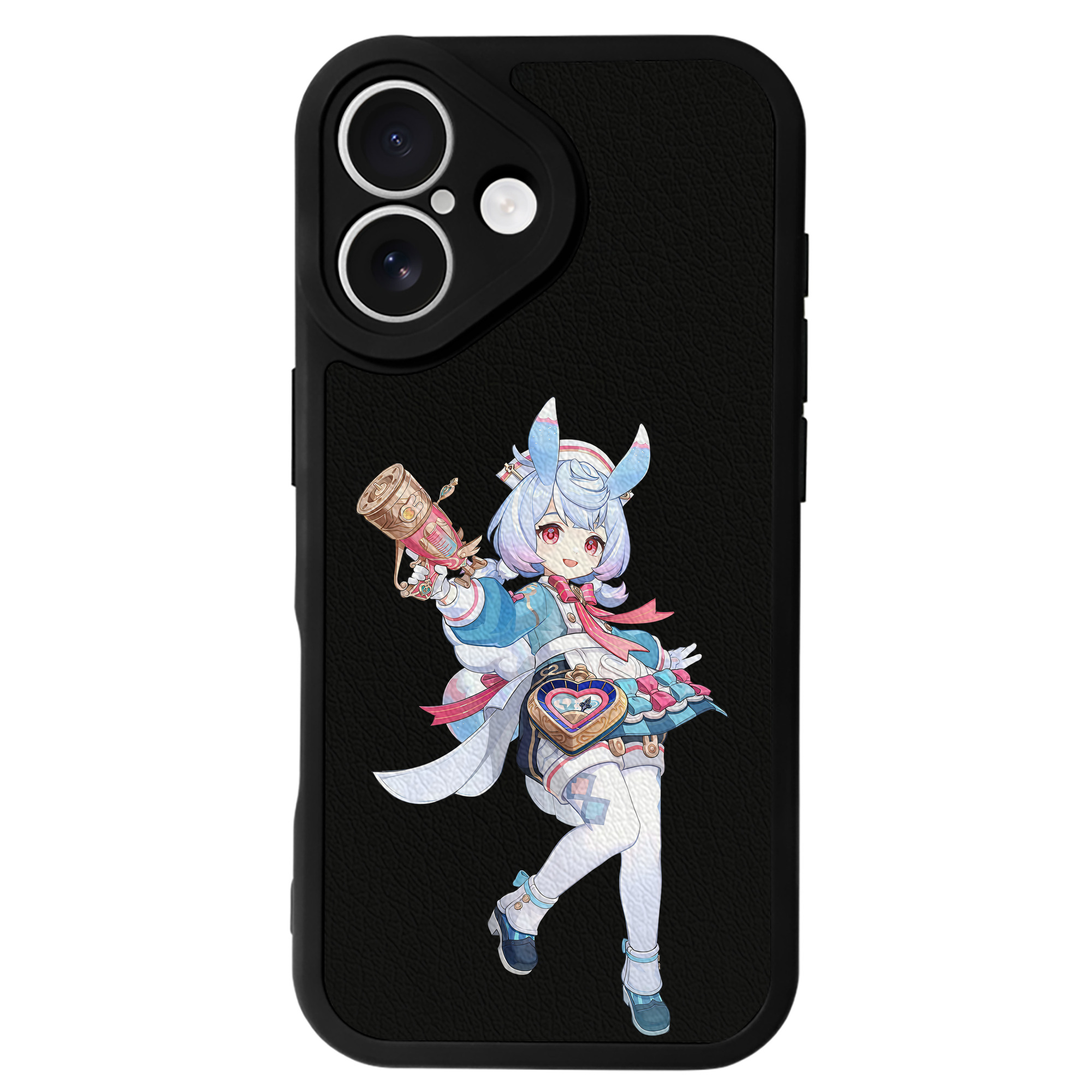 げんし神 シゲウィン genshin Shigewin 【iPhone 16シリーズ対応】シリコンスマホケース（レザー調） 材質：シリコン